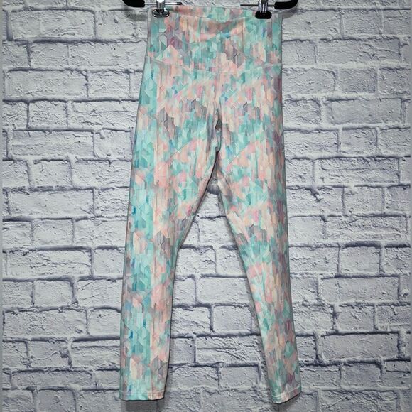 NWOT DYI Define Your Inspiration Fragmented Printed Signature Leggings - Picture 3 of 11